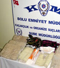Beyaz zehir bellerinde yakaland�