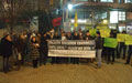 �srail'i d�d�k �alarak protesto ettiler 