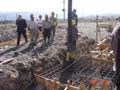 Tar�msal G�bre fabrikas�n�n temel atma t�reni yap�ld�... 