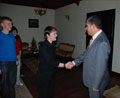 Toplant� �ncesi vali Akp�nar?a ziyaret