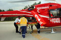Ya�ama ambulans helikopterle ta��nd�