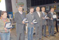 Sponsorlara te�ekk�r plaketi