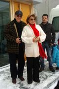 �iller'den gazetecilere jest
