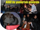 T�rk�ne ��rencilerin yumurtal� protestosuna u�rad�