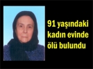 Ya�l� kad�n �l� bulundu
