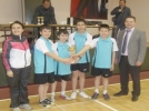 Badminton m�sabakas�nda �d�ller da��t�ld�