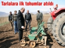 Tarlalara ilk tohumlar at�ld�