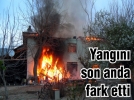 Yang�n� son anda fark etti