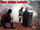 Baca yang�n� korkuttu