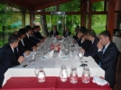 Yeni g�revlerine yemekle u�urland�lar