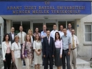 Rekt�rden yeni m�d�re ziyaret