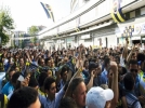 Fenerbah�elilerden g�zalt�na protesto