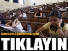 S�nav sonu�lar� a��kland�