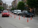 Cadde �ile dolu