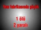 Yem fabrikas�nda g���k 