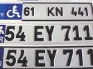 Engelli plakas� tarih oluyor  