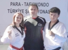Milli tak�ma 2 taekwondocu