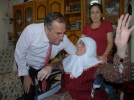 Ba�kan hasta ziyaretinde