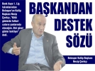 Ba�kandan destek s�z�