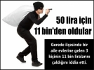 50 lira i�in 11 bin’den oldular