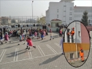 ��renciler tatbikat� heyecanla izlediler
