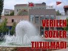 Verilen s�zler tutulmad�