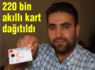 Bolu'da 220 bin ak�ll� kart da��t�ld�