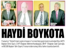 Haydi boykota