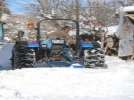 Yollar� trakt�rlerle a�t�lar  