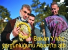 Y�ld�z, Abant'ta �ocuklar�yla al��veri� yapt�
