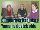 Cumhuriyet Kad�nlar�, Yaman’a destek oldu