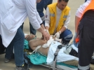 Hava ambulans�yla gitti