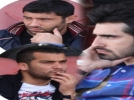 Arkada�lar�n�n hallerini trib�nden izlediler...