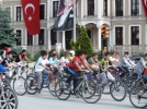 1,5 saat pedal �evirdiler
