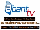 Abant TV 25 Haziran�da yay�nda