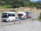 Tepe Karakolu�nda yol �al��mas�  