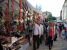 Ba�kan pazar esnaf�yla bulu�tu