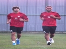 Volkan ve Yunus�un ilk idman�