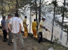 Hurdal�k demir i�in orman� yakt�lar