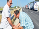 TIR'c�lar bayram� yine yolda kar��lad�