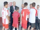 Minik futbolcu ba�kan� �a��rtt�