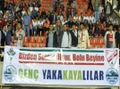 Trib�nlerden renkli kareler
