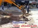Kep�e, su borusunu patlatt�