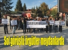 T�rk�e ve K�rt�e pankart a��p, slogan att�lar
