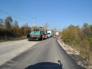 Abant karayolu asfaltlan�yor