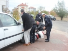 Hasta ziyaretine gitti kaza yapt�