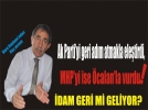 Baro Ba�kan� Ak Parti ve MHP�yi topa tuttu!
