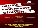 �Bolu�da Spor Nereye Gidiyor�