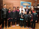 Masa tenisinin galibi Belediyespor
