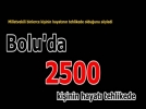 2500 ki�inin hayat� tehlikede